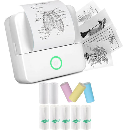 Papier biały naklejka