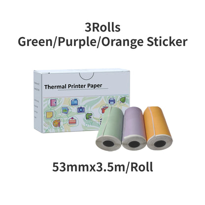 Papier biały naklejka